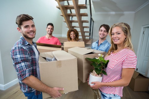 Moving van service helping with a home move in Barnet
