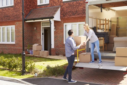 Local removals team handling a house move in Barnet
