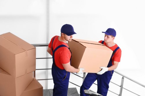 Removal team planning a house move in Barnet
