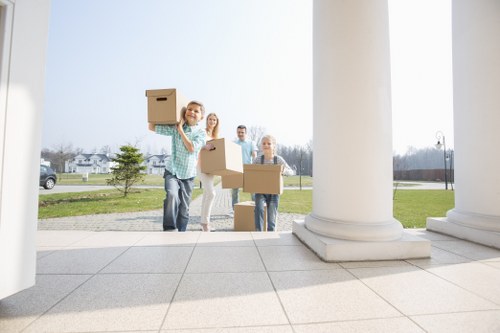 Local moving van for flat and house removals in Barnet
