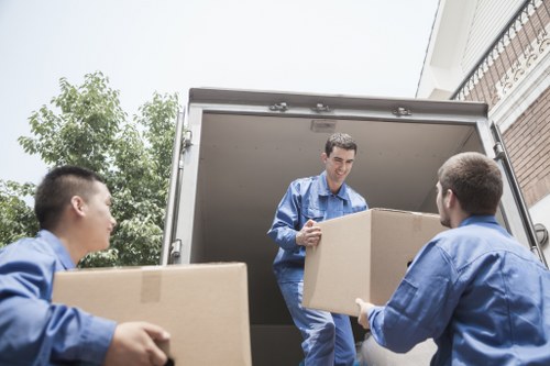 Commercial removals support for an office move in Barnet