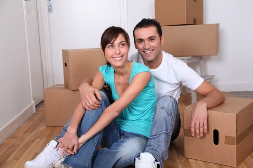 Commercial movers handling office equipment and furniture in Barnet