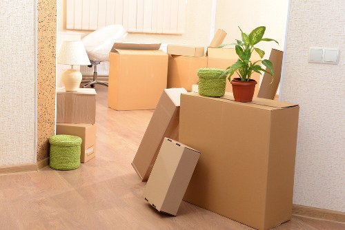 Local moving team planning access for a Barnet property
